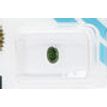 Oval Cut Diamond Fancy Green Color 0.55 Carat SI2 IGI Certificate