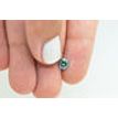 Loose Round Shape Diamond Fancy Turquoise Color 0.80 Carat SI2 Enhanced Real