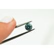 Loose Green Diamond Round Shape Fancy Color 0.76 Carat SI2 Enhanced Certified