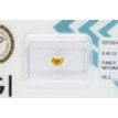 Heart Diamond Natural Fancy Brown Yellow 0.45 CT VS2 IGI Certified