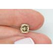 Loose Radiant Diamond Natural Fancy Champagne 2.01 Carat SI1