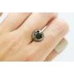 Loose Champagne Color Diamond 5.96 Carat Natural Enhanced SI3 Round Brilliant Shape