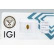 Oval Shaped Diamond Fancy Brown Color 0.66 Carat VS1 IGI Certificate