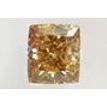 Loose Diamond Rectangular Princess IGI Certificate Fancy Brown VS1 1.07 Carat