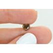 Heart Shape Diamond Fancy Yellow Brown 1.02 Carat SI2 GIA Certificate
