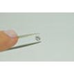 Princess Shaped Diamond Loose 0.32 Carat D/SI1