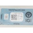 Round Cut Diamond Fancy Green 0.38 Carat SI2 IGI Certificate
