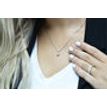 Diamond Halo Pendant Necklace 0.40 Ct 14k White Gold