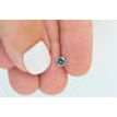Loose Real Diamond Fancy Green Round Shape 0.45 SI1 Certified 4.75X4.68 MM