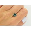 Round Cut Diamond Green Color VS2 1.61 Carat