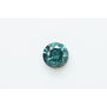 Fancy Blue Round Cut Loose Real Diamond 0.62 Carat I1 Enhanced 5.32X5.29 MM