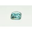 Blue Cushion Cut Diamond 0.71 Carat VS2
