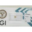 Emerald Cut Diamond Natural 0.70 Carat K SI2 IGI Certified