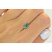 Pear Shape Diamond Blue Color 0.80 Carat VS2