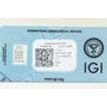 Cushion Cut Diamond Fancy Blue SI1 IGI Certified 1.13 Carat