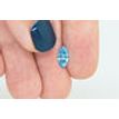 Blue Marquise Diamond 0.80 Carat SI1