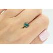 Heart Shape Diamond Fancy Green Color 1.08 Carat VS2