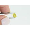 Emerald Cut Diamond Fancy Yellow Color 0.90 Carat VS2