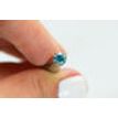0.91 Carat Round Cut Fancy Green Color SI3 Loose Enhanced Diamond For Engagement Ring