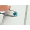 0.91 Carat Round Cut Fancy Green Color SI3 Loose Enhanced Diamond For Engagement Ring