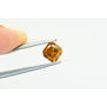 Radiant Diamond Natural Fancy Brownish Orange 1.63 Carat I1