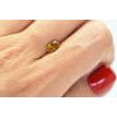 Orange Oval Diamond 1.23 Carat I1