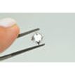 Natural Princess Diamond Loose 0.97 Carat F/SI1 5.19 MM