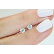 Round Cut Diamond Pair SI2 0.60 TCW
