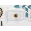 Loose Round Diamond Fancy Brown Orangy 0.53 Carat I1 IGI Certified