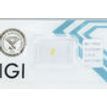 Oval Diamond Natural Fancy Yellow 0.36 Carat SI2 IGI Certificate