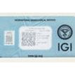 Princess Cut Diamond Fancy Blue 0.50 Carat I1 IGI Certificate