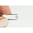 Princess Shaped Diamond H Color SI1 Enhanced Natural Certified 5.33MM 1.05 Carat