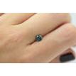 Loose Green Diamond Round Shaped Fancy Color 0.56 Carat SI1 Enhanced Certified