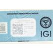 Oval Diamond Fancy Blue Color 0.51 Carat SI1 IGI Certificate