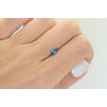 Marquise Cut Diamond Fancy Blue Color 0.58 Carat VS2