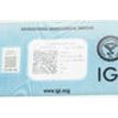Cushion Diamond Fancy Greenish Blue 0.58 Carat SI1 IGI Certified
