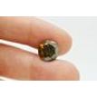 Loose Champagne Color Diamond 5.96 Carat Natural Enhanced SI3 Round Brilliant Shape
