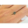 Asscher Cut Diamond Fancy Green Color Loose 0.90 Carat SI1