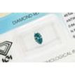 Loose Marquise Cut Diamond Fancy Blue 0.64 Carat SI2