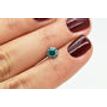 Loose Fancy Blue Diamond Round Cut 0.81 Carat 