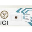 Brown Color Radiant Cut Diamond 1.09 Carat SI2 IGI Certificate