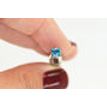 Loose Princess Diamond Fancy Blue 0.63 Carat SI1