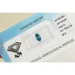 Loose Marquise Cut Diamond Fancy Blue 0.64 Carat SI2