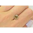 Round Diamond Fancy Champagne Color 2.04 Carat SI1 SGL Certificate