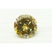 Round Diamond Fancy Champagne 1.37 Carat SI1
