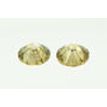 Round Diamonds Matching Pair Fancy Champagne 1.42 TCW SI1