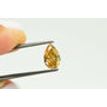 Pear Shape Diamond Fancy Orangy Brown Color 1.00 Carat GIA Certificate
