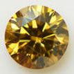 Loose Fancy Champagne Round Diamond One Carat VS2