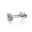Real Diamond Solitaire Stud Earrings 0.82 TCW