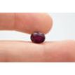 Ruby Gemstone Red Oval Cut 3.16 Carat